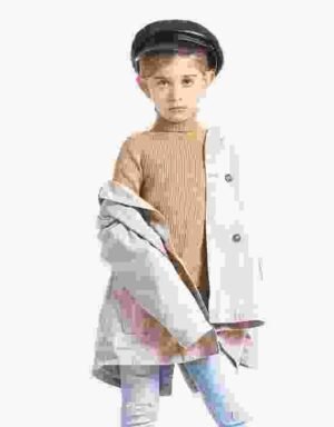 Kid's Long Dress Coat